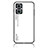 Carcasa Bumper Funda Silicona Espejo Gradiente Arco iris LS1 para OnePlus Nord N20 5G Blanco