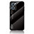 Carcasa Bumper Funda Silicona Espejo Gradiente Arco iris LS1 para Oppo Find X5 Lite 5G Negro