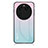 Carcasa Bumper Funda Silicona Espejo Gradiente Arco iris LS1 para Oppo Find X6 5G Cian