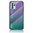 Carcasa Bumper Funda Silicona Espejo Gradiente Arco iris LS1 para Oppo Reno6 Z 5G Multicolor