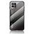 Carcasa Bumper Funda Silicona Espejo Gradiente Arco iris LS1 para Realme 8i Gris Oscuro