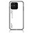 Carcasa Bumper Funda Silicona Espejo Gradiente Arco iris LS1 para Realme Narzo 50A Blanco