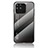 Carcasa Bumper Funda Silicona Espejo Gradiente Arco iris LS1 para Realme Narzo 50A Gris Oscuro