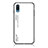 Carcasa Bumper Funda Silicona Espejo Gradiente Arco iris LS1 para Samsung Galaxy A02 Blanco