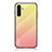 Carcasa Bumper Funda Silicona Espejo Gradiente Arco iris LS1 para Samsung Galaxy A04s Amarillo