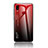 Carcasa Bumper Funda Silicona Espejo Gradiente Arco iris LS1 para Samsung Galaxy A10s Rojo