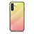 Carcasa Bumper Funda Silicona Espejo Gradiente Arco iris LS1 para Samsung Galaxy A13 5G Amarillo
