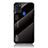 Carcasa Bumper Funda Silicona Espejo Gradiente Arco iris LS1 para Samsung Galaxy A21s Negro