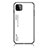 Carcasa Bumper Funda Silicona Espejo Gradiente Arco iris LS1 para Samsung Galaxy A22 5G Blanco