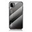 Carcasa Bumper Funda Silicona Espejo Gradiente Arco iris LS1 para Samsung Galaxy A22s 5G Gris Oscuro