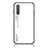 Carcasa Bumper Funda Silicona Espejo Gradiente Arco iris LS1 para Samsung Galaxy A41 SC-41A Blanco