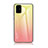 Carcasa Bumper Funda Silicona Espejo Gradiente Arco iris LS1 para Samsung Galaxy A51 5G Amarillo