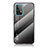 Carcasa Bumper Funda Silicona Espejo Gradiente Arco iris LS1 para Samsung Galaxy A52 5G Gris Oscuro