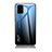Carcasa Bumper Funda Silicona Espejo Gradiente Arco iris LS1 para Samsung Galaxy A71 4G A715 Azul