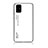 Carcasa Bumper Funda Silicona Espejo Gradiente Arco iris LS1 para Samsung Galaxy A71 4G A715 Blanco