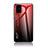 Carcasa Bumper Funda Silicona Espejo Gradiente Arco iris LS1 para Samsung Galaxy A71 4G A715 Rojo