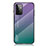 Carcasa Bumper Funda Silicona Espejo Gradiente Arco iris LS1 para Samsung Galaxy A72 4G Multicolor