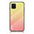 Carcasa Bumper Funda Silicona Espejo Gradiente Arco iris LS1 para Samsung Galaxy A81 Amarillo