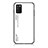 Carcasa Bumper Funda Silicona Espejo Gradiente Arco iris LS1 para Samsung Galaxy F02S SM-E025F Blanco