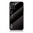 Carcasa Bumper Funda Silicona Espejo Gradiente Arco iris LS1 para Samsung Galaxy F02S SM-E025F Negro