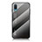 Carcasa Bumper Funda Silicona Espejo Gradiente Arco iris LS1 para Samsung Galaxy M02 Gris Oscuro