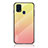 Carcasa Bumper Funda Silicona Espejo Gradiente Arco iris LS1 para Samsung Galaxy M31 Amarillo