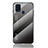 Carcasa Bumper Funda Silicona Espejo Gradiente Arco iris LS1 para Samsung Galaxy M31 Gris Oscuro