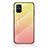 Carcasa Bumper Funda Silicona Espejo Gradiente Arco iris LS1 para Samsung Galaxy M31s Amarillo