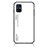 Carcasa Bumper Funda Silicona Espejo Gradiente Arco iris LS1 para Samsung Galaxy M31s Blanco