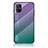 Carcasa Bumper Funda Silicona Espejo Gradiente Arco iris LS1 para Samsung Galaxy M31s Multicolor