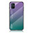 Carcasa Bumper Funda Silicona Espejo Gradiente Arco iris LS1 para Samsung Galaxy M51 Multicolor