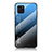 Carcasa Bumper Funda Silicona Espejo Gradiente Arco iris LS1 para Samsung Galaxy Note 10 Lite Azul