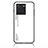 Carcasa Bumper Funda Silicona Espejo Gradiente Arco iris LS1 para Vivo iQOO Neo6 5G Blanco