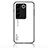 Carcasa Bumper Funda Silicona Espejo Gradiente Arco iris LS1 para Vivo V27 Pro 5G Blanco