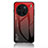 Carcasa Bumper Funda Silicona Espejo Gradiente Arco iris LS1 para Vivo X90 Pro 5G Rojo