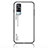 Carcasa Bumper Funda Silicona Espejo Gradiente Arco iris LS1 para Vivo Y53s NFC Blanco