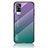 Carcasa Bumper Funda Silicona Espejo Gradiente Arco iris LS1 para Vivo Y53s NFC Multicolor