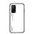 Carcasa Bumper Funda Silicona Espejo Gradiente Arco iris LS1 para Xiaomi Mi 10T 5G Blanco