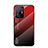 Carcasa Bumper Funda Silicona Espejo Gradiente Arco iris LS1 para Xiaomi Mi 11T Pro 5G Rojo