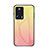 Carcasa Bumper Funda Silicona Espejo Gradiente Arco iris LS1 para Xiaomi Mi 12 Lite NE 5G Amarillo