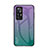 Carcasa Bumper Funda Silicona Espejo Gradiente Arco iris LS1 para Xiaomi Mi 12T Pro 5G Multicolor