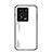 Carcasa Bumper Funda Silicona Espejo Gradiente Arco iris LS1 para Xiaomi Mi 13 Pro 5G Blanco