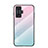 Carcasa Bumper Funda Silicona Espejo Gradiente Arco iris LS1 para Xiaomi Poco F4 GT 5G Cian