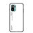 Carcasa Bumper Funda Silicona Espejo Gradiente Arco iris LS1 para Xiaomi Poco M5S Blanco