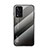 Carcasa Bumper Funda Silicona Espejo Gradiente Arco iris LS1 para Xiaomi Poco X4 NFC Gris Oscuro