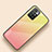 Carcasa Bumper Funda Silicona Espejo Gradiente Arco iris LS1 para Xiaomi Redmi 10 4G Amarillo