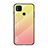 Carcasa Bumper Funda Silicona Espejo Gradiente Arco iris LS1 para Xiaomi Redmi 10A 4G Amarillo