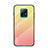 Carcasa Bumper Funda Silicona Espejo Gradiente Arco iris LS1 para Xiaomi Redmi 10X Pro 5G Amarillo