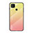 Carcasa Bumper Funda Silicona Espejo Gradiente Arco iris LS1 para Xiaomi Redmi 9 Activ Amarillo