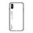 Carcasa Bumper Funda Silicona Espejo Gradiente Arco iris LS1 para Xiaomi Redmi 9AT Blanco